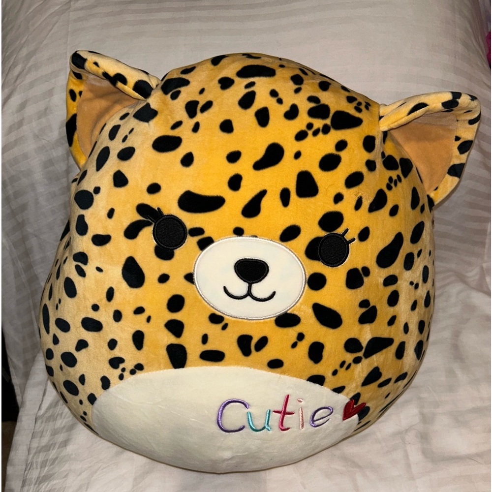 Squishmallow Lexie The Cheetah 16” Valentine’s Day 2021 Kellytoy NEW